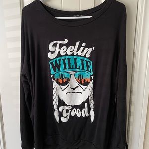 Size large Willie Nelson shirt